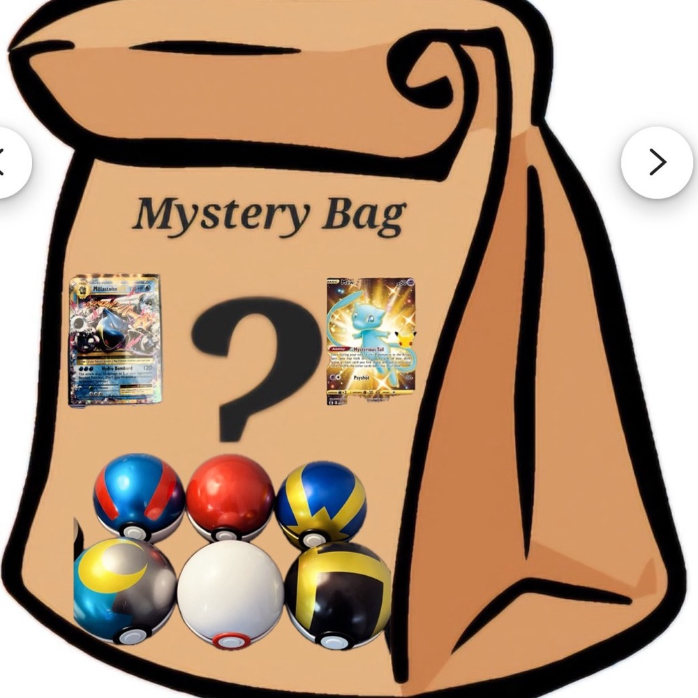Mystery Bag full of Pokemon cards and products